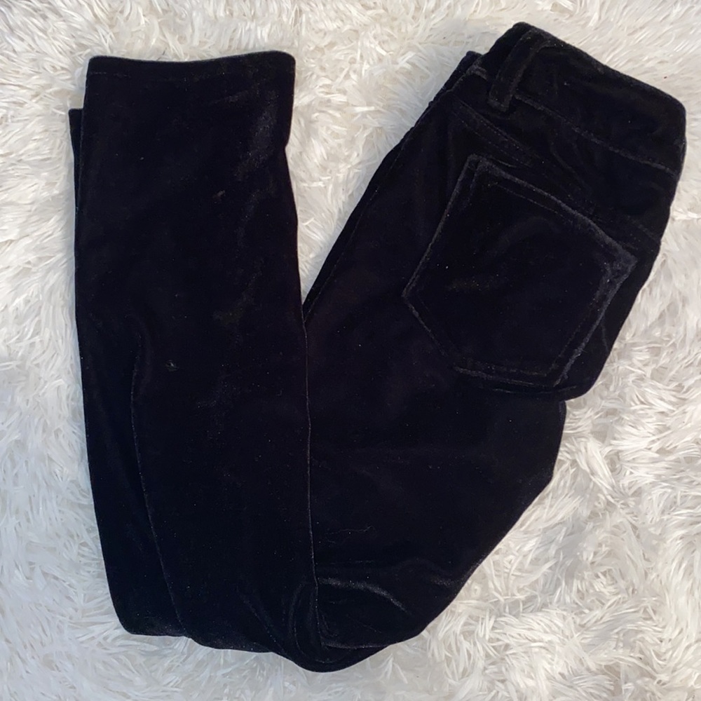 Black Velvet Pants